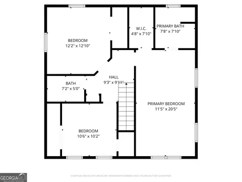 Floorplan - 1931 Cornell Way, Morrow, GA 30260 photo 2 of 3