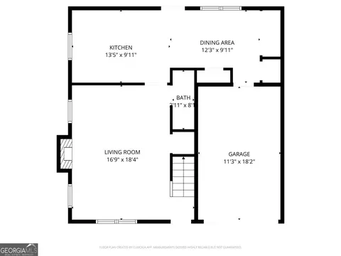 Floorplan - 1931 Cornell Way, Morrow, GA 30260 photo 1 of 3