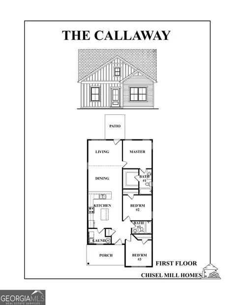 Floorplan - 205 Riverview Rd #LOT 16B, Franklin, GA 30217 photo 2 of 2