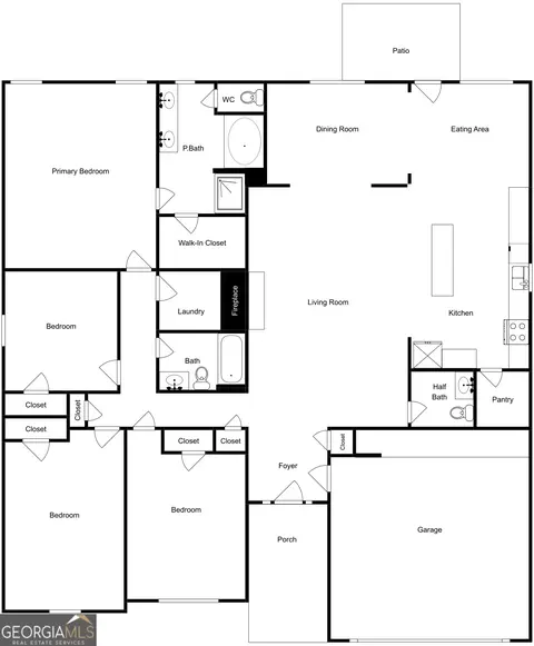 Floorplan - 578 River Mist Cir, Jefferson, GA 30549 photo 1 of 1