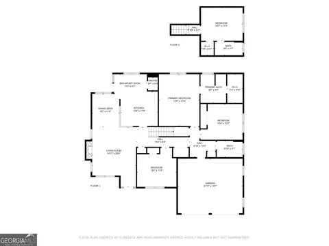 Floorplan - 190 Roundtree Way, Williamson, GA 30292 photo 3 of 3
