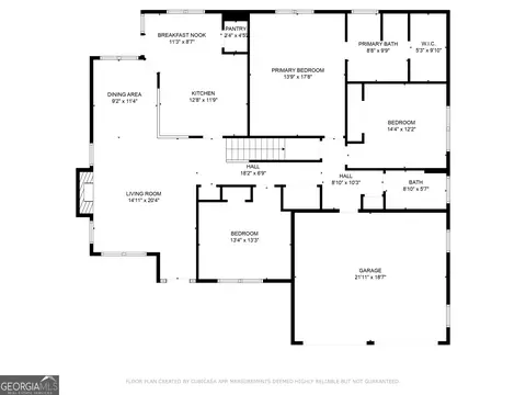 Floorplan - 190 Roundtree Way, Williamson, GA 30292 photo 1 of 3