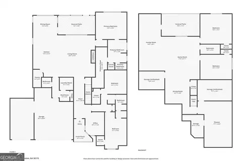 Floorplan - 522 Edgewater Dr, Canton, GA 30115 photo 3 of 3