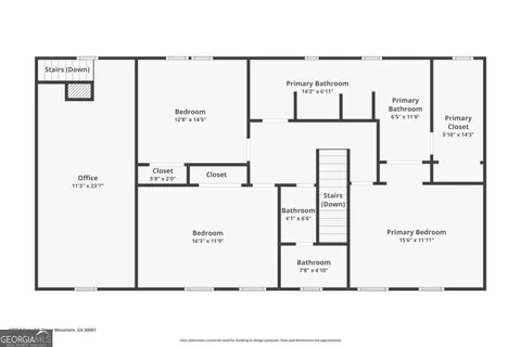 Floorplan - 1777 E Gate Trl, Stone Mountain, GA 30087 photo 2 of 4