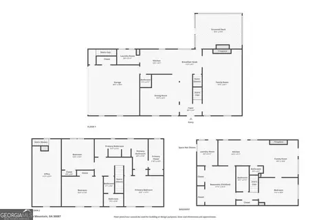 Floorplan - 1777 E Gate Trl, Stone Mountain, GA 30087 photo 3 of 4