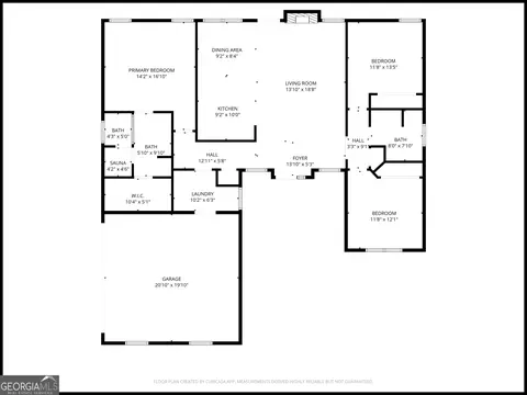Floorplan - 119 Cedar Ridge Dr, Lagrange, GA 30241 photo 1 of 2