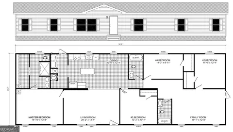 Floorplan - 420 Mosley Bridge Rd, Claxton, GA 30417 photo 1 of 1