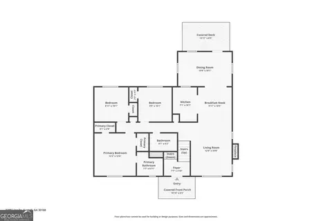 Floorplan - 1398 Ling Dr, Austell, GA 30168 photo 1 of 2