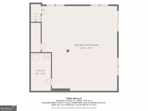 Floorplan - 301 E Valley Dr, Marietta, GA 30068 photo 1 of 3