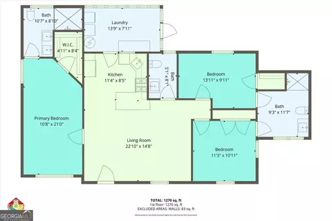 Floorplan - 3940 Forrest Ct, Chamblee, GA 30341 photo 1 of 2