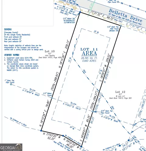 lot11 Belletta Dr, Canton, GA 30114