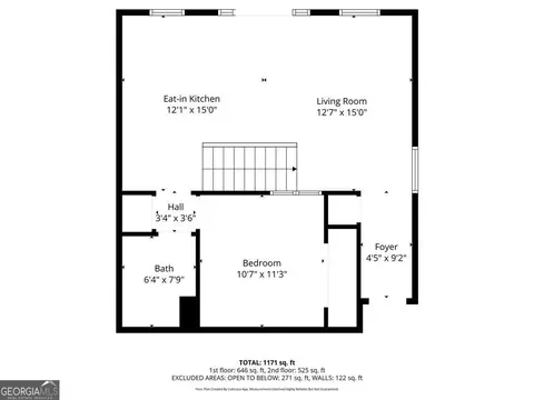 Floorplan - 5434 Peachtree Rd #119, Atlanta, GA 30341 photo 1 of 2
