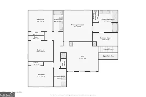 Floorplan - 1293 Orwell Ln, Monroe, GA 30656 photo 2 of 2