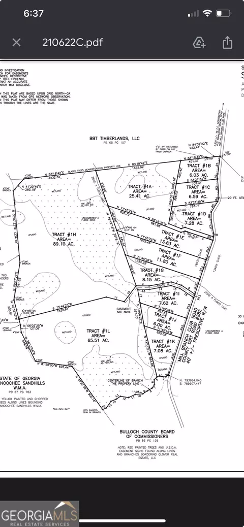 0 Mill Branch Club Road 1j, Pembroke, GA 31321