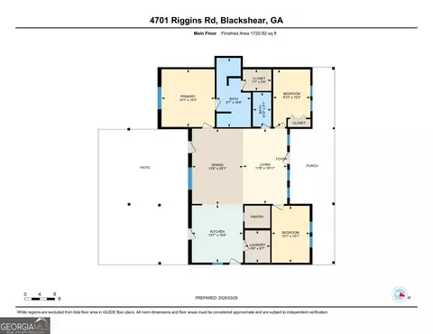 Floorplan - 4701 Riggins Rd, Blackshear, GA 31516 photo 1 of 1