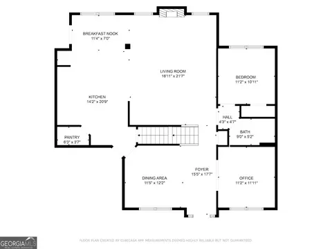 Floorplan - 620 Creekside Trce, Covington, GA 30014 photo 1 of 3