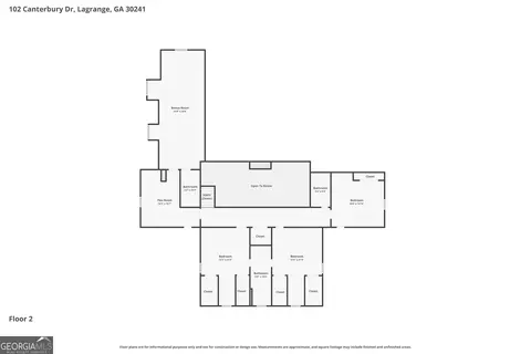 Floorplan - 102 Canterbury Dr, Lagrange, GA 30241 photo 2 of 3