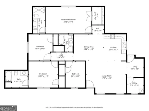 Floorplan - 2974 Shelby Dr, Augusta, GA 30906 photo 1 of 1