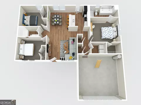 Floorplan - 205 Cornerstone Dr #LOT 56, Statesboro, GA 30458 photo 2 of 3