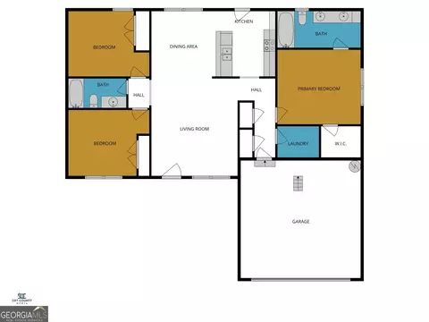 Floorplan - 205 Cornerstone Dr #LOT 56, Statesboro, GA 30458 photo 3 of 3