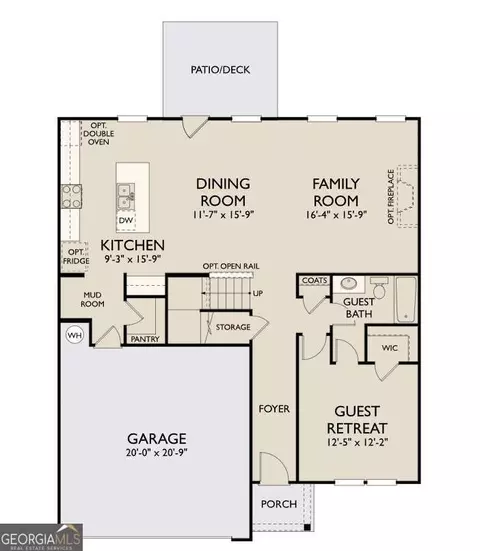 Floorplan - 104 Silverleaf Trl, Bethlehem, GA 30620 photo 2 of 2