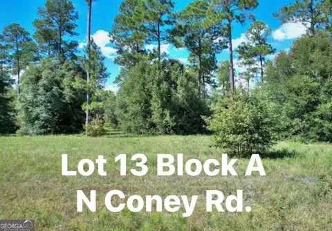 0 N Coney Rd Lot 13 Block A, Cordele, GA 31015