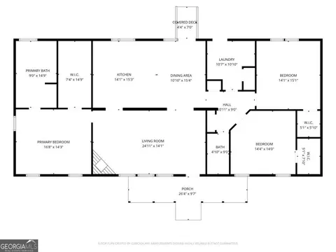 Floorplan - 1301 Floyd Dr, Townsend, GA 31331 photo 1 of 1