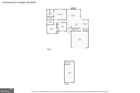 Floorplan - 15 Freeman Ct, Covington, GA 30016 photo 6 of 6