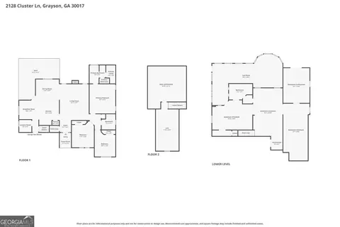 Floorplan - 2128 Cluster Ln, Grayson, GA 30017 photo 9 of 11