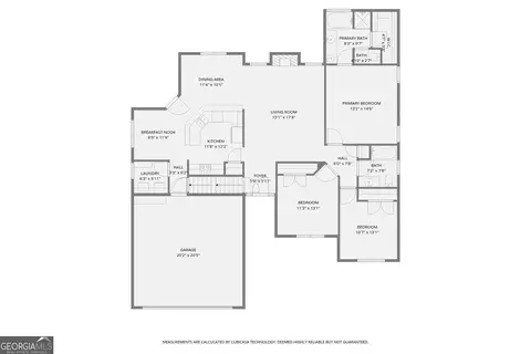 Floorplan - 2128 Cluster Ln, Grayson, GA 30017 photo 2 of 11
