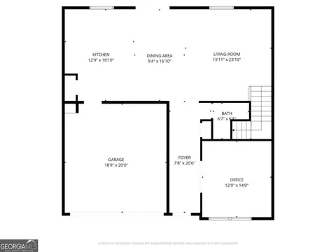 Floorplan - 845 Delft Way, Hampton, GA 30228 photo 1 of 3