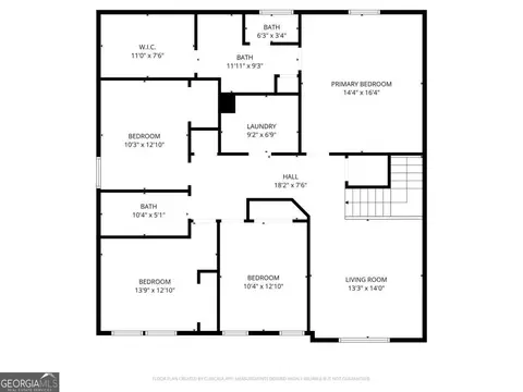 Floorplan - 845 Delft Way, Hampton, GA 30228 photo 2 of 3