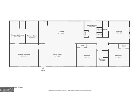Floorplan - 3045 Fowler Rd, Gainesville, GA 30501 photo 1 of 1