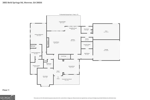 Floorplan - 3883 Bold Springs Rd, Monroe, GA 30656 photo 1 of 2