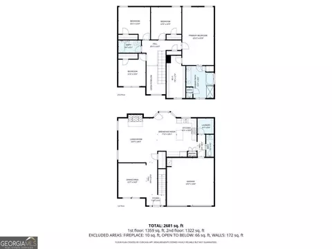 Floorplan - 7621 Bowhead Ct, Fairburn, GA 30213 photo 1 of 3