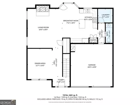 Floorplan - 7621 Bowhead Ct, Fairburn, GA 30213 photo 3 of 3