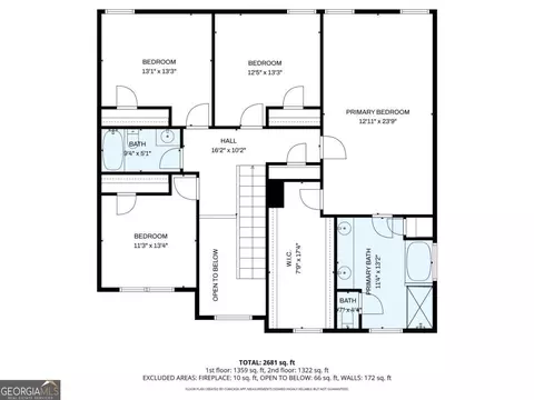 Floorplan - 7621 Bowhead Ct, Fairburn, GA 30213 photo 2 of 3