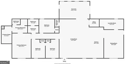 Floorplan - 1410 Old Bishop Rd, Bishop, GA 30621 photo 1 of 1
