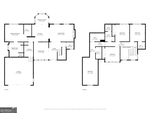 Floorplan - 215 Trails End, Williamson, GA 30292 photo 2 of 3