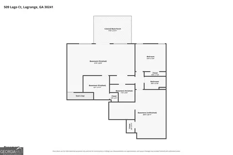 Floorplan - 509 Lago Ct, Lagrange, GA 30241 photo 3 of 3