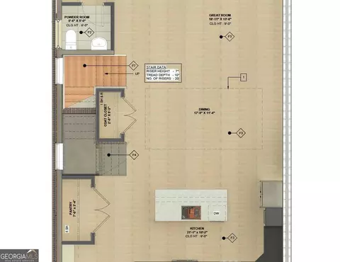 Floorplan - 3295 Hall Cir NW #2, Duluth, GA 30096 photo 2 of 3