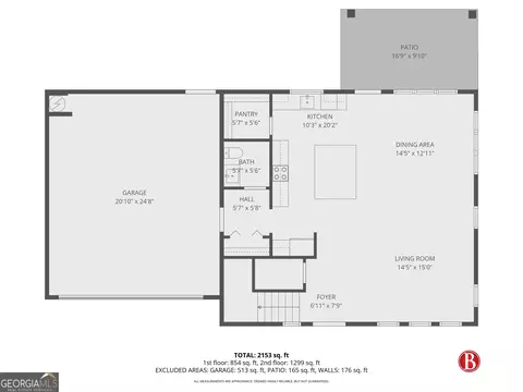 Floorplan - 119 Boulder Dr, Toccoa, GA 30577 photo 1 of 2