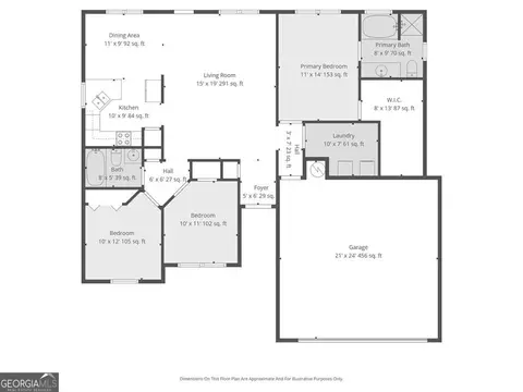 Floorplan - 466 Raymond Dr, Winder, GA 30680 photo 2 of 2