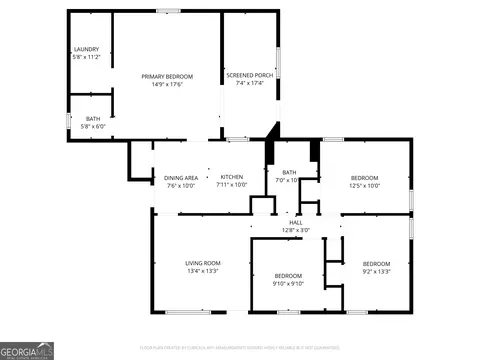 Floorplan - 2617 Blueberry Dr, Augusta, GA 30906 photo 1 of 1