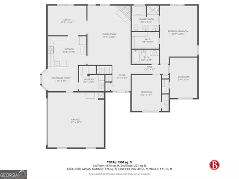 Floorplan - 1413 Armende Cir, Dacula, GA 30019 photo 1 of 3