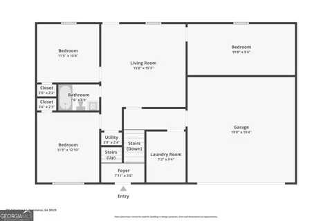 Floorplan - 382 Arlington Ln, Commerce, GA 30529 photo 2 of 2