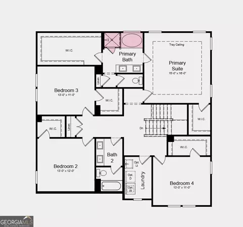 Floorplan - 1020 Nichols Farm Cir, Dacula, GA 30019 photo 2 of 2