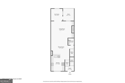 Floorplan - 3239 Hartford Mill Dr, Duluth, GA 30097 photo 2 of 4