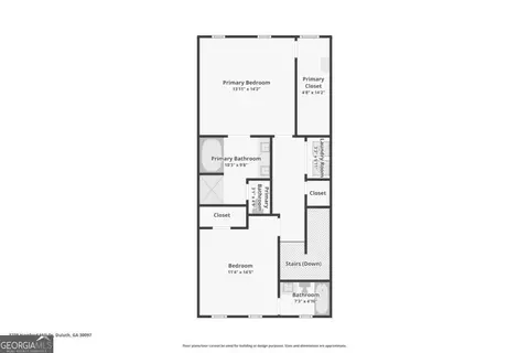 Floorplan - 3239 Hartford Mill Dr, Duluth, GA 30097 photo 3 of 4