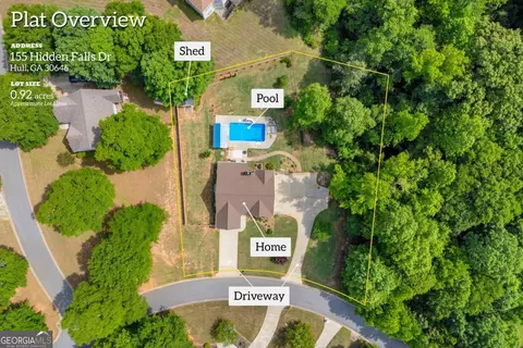 Floorplan - 155 Hidden Falls Dr, Hull, GA 30646 photo 1 of 3